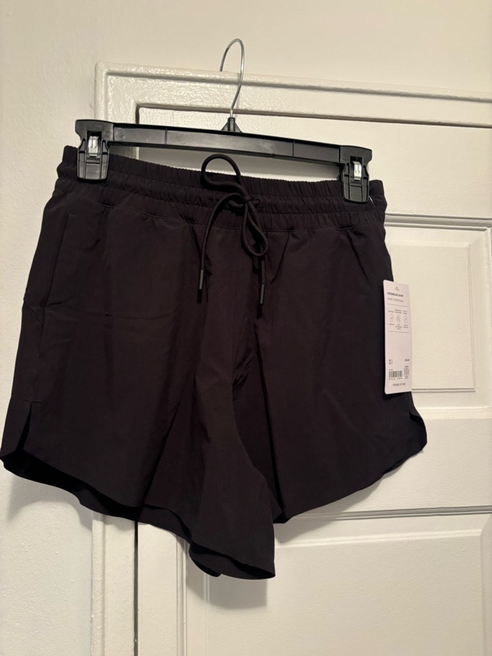 Athleta Black Everyday Athletic Shorts with Drawstring